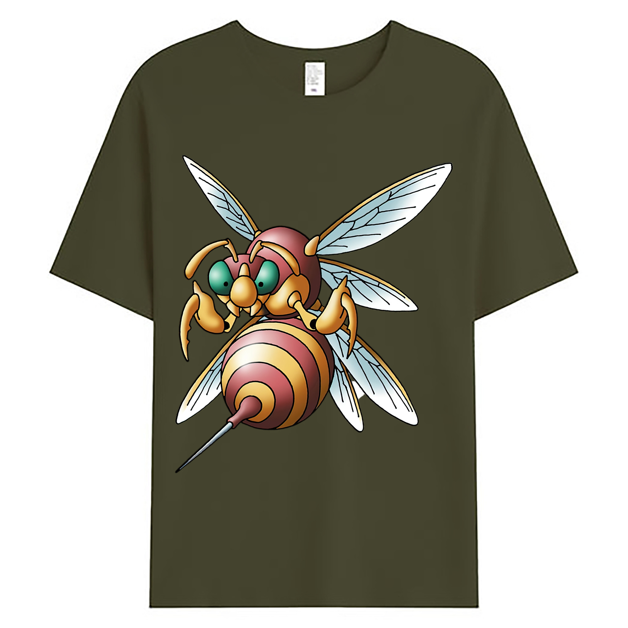 （画像用） ドラゴンクエスト Doragon Kuesuto Dragon Quest 綿100％ メンズ半袖Tシャツ｜肌触りやわらか＆通気性